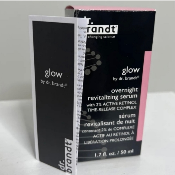 Dr Brandt Glow Overnight Revitalizing Serum 1.7 oz. NIB - Picture 3 of 6